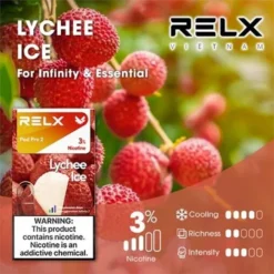 Relx 6代煙彈 荔枝風味｜1.9ml*3Pod｜3%濃度